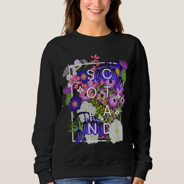 Flowers of Scotland Ord Art - Scottish Pride T Shirt (Framsida)