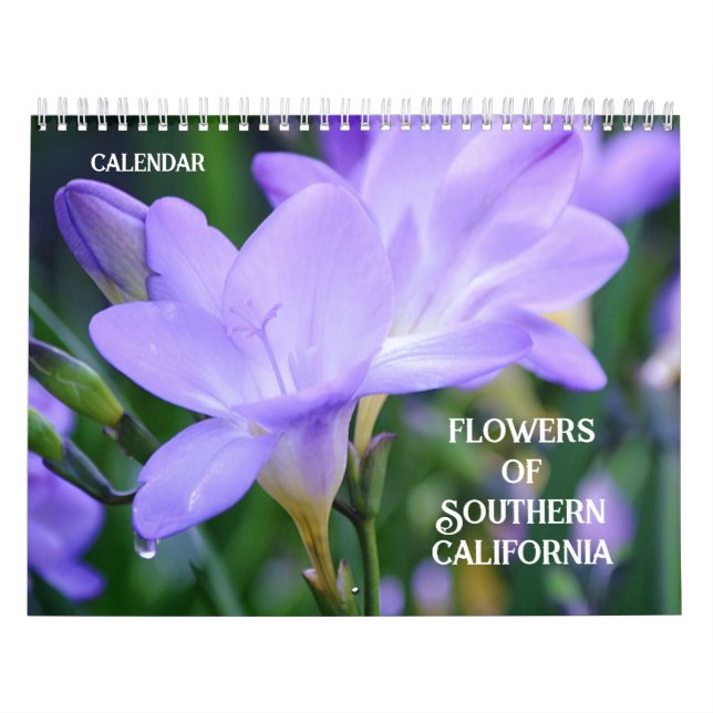 Flowers of Southern California SoCal Calendar Kalender (Omslag)