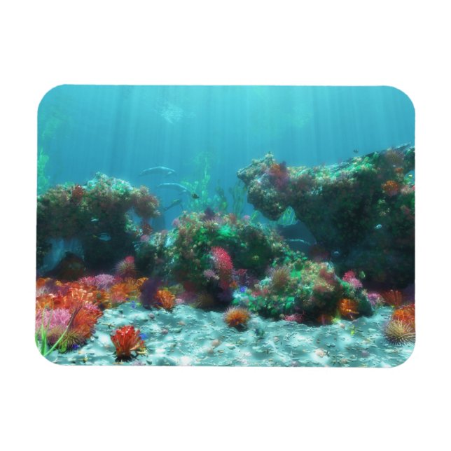 Flowers of the Sea Flexible Magnet (Horisontell)