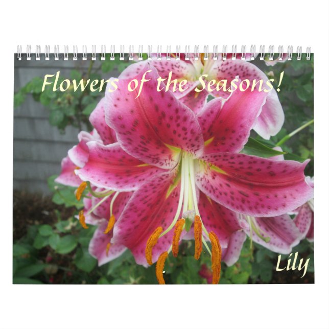 Flowers of the Seasons Calendar Kalender (Omslag)