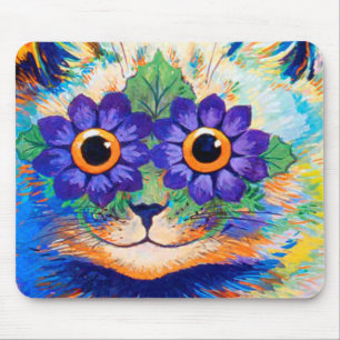 Flowers öga cat by Louis Wain Musmatta