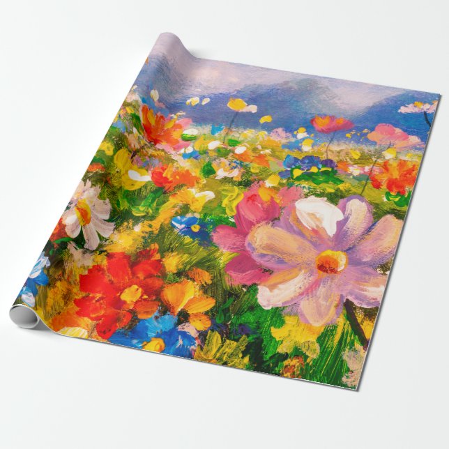 Flowers paintings monet painting claude impression presentpapper (Utrullad)