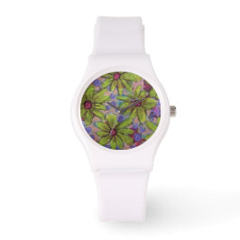 Flowers Polkadot Centres Armbandsur