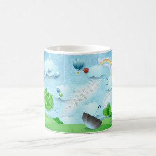Flowers regn kaffemugg