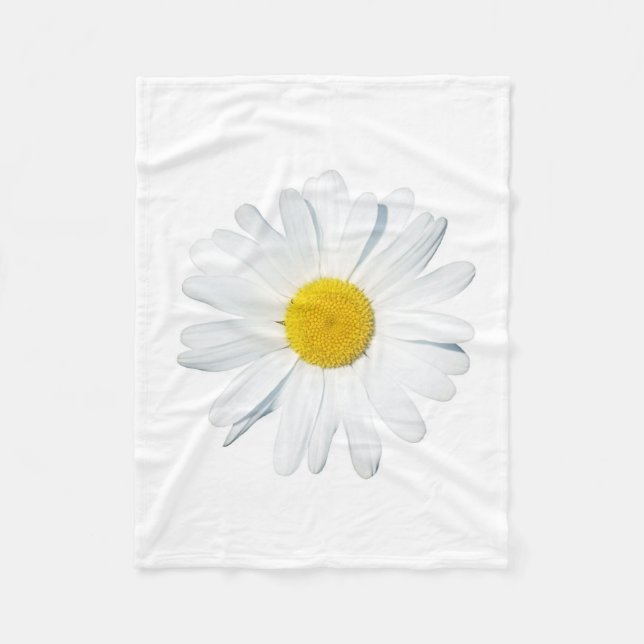 Flowers | Single Daisy Fleecefilt (Framsidan)
