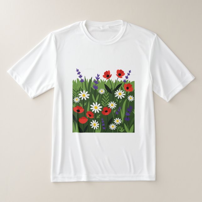 Flowers T Shirt (Laydown)
