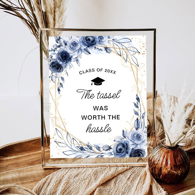 Flowers Tassel var värd hullingen Studenten Poster (Skapare uppladdad)