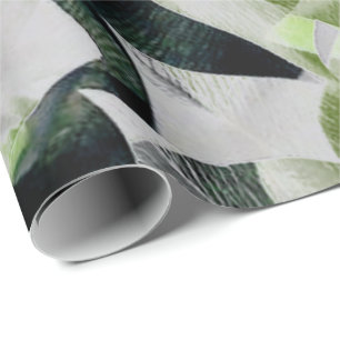Flowers Tropical Grönt Greenery Minimal VIP Presentpapper