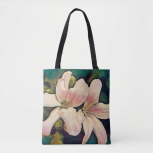 Flowers Tropical Stil Flower Tote Tygkasse