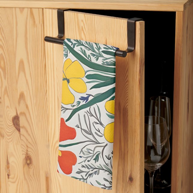 Flowers Vår inspiration Kökshandduk (Thirds Fold)