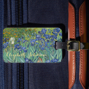 Flowers Vincent Van Gogh Blommigt Art Luggage Tags Bagagebricka