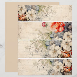 Flowers Vintage Collage 1