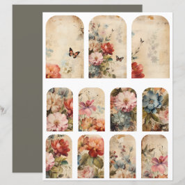 Flowers Vintage Collage 2