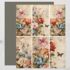 Flowers Vintage Collage 2b