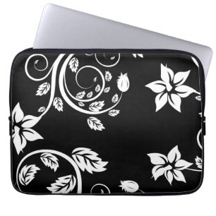 Flowers Vintage Girly Cute Laptop Fodral