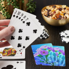 Flowers with Jellyfish Nettles Playing Cards Casinokort