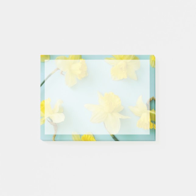 Flowers | Yellow Daffodils Post-it Block (Framsida)