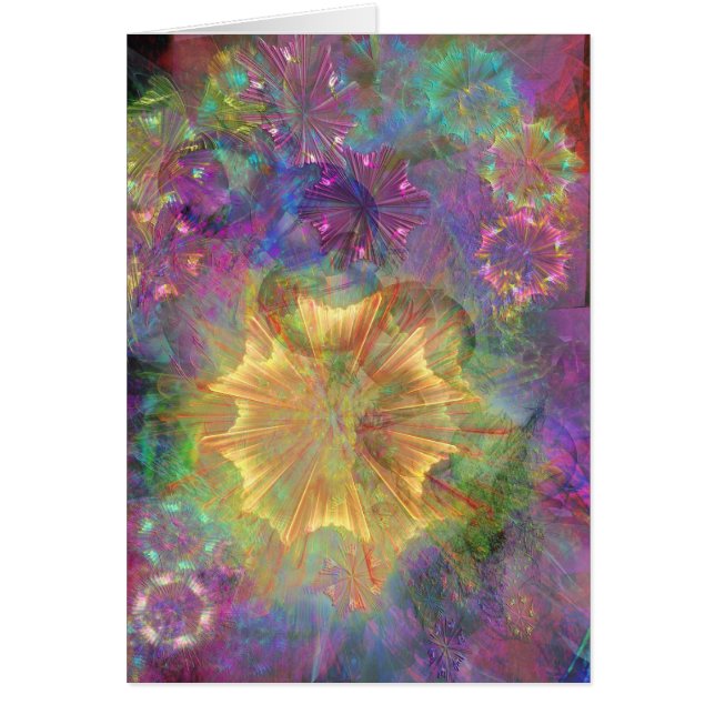 Flowerworks Hälsningskort (Framsidan)