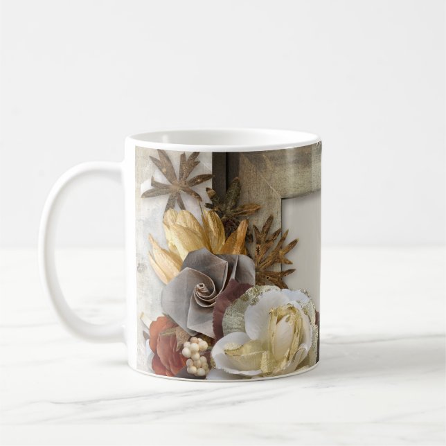 Flowery Blommigt Ram Mugg (Vänster)