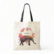 Flowery Elephant med Mandala Wandan