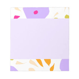 Flowery gräns anteckningsblock