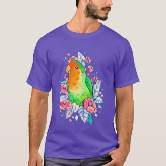 Flowery Lovebird T Shirt