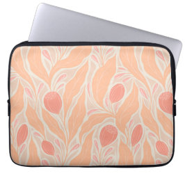 Flowery mönster laptop fodral