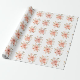 Flowery påsk färg presentpapper