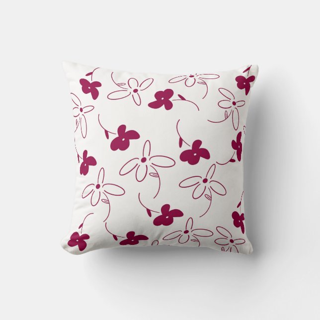 FLOWERY Pillow Kudde (Framsida)