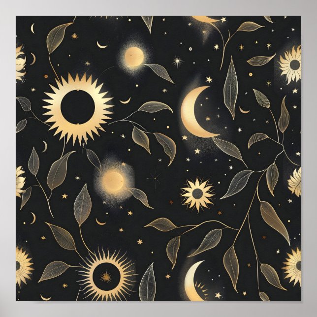 Flowing Gren Solar Eclipse Poster (Framsidan)