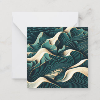 Flowing Harmony Anteckningskort