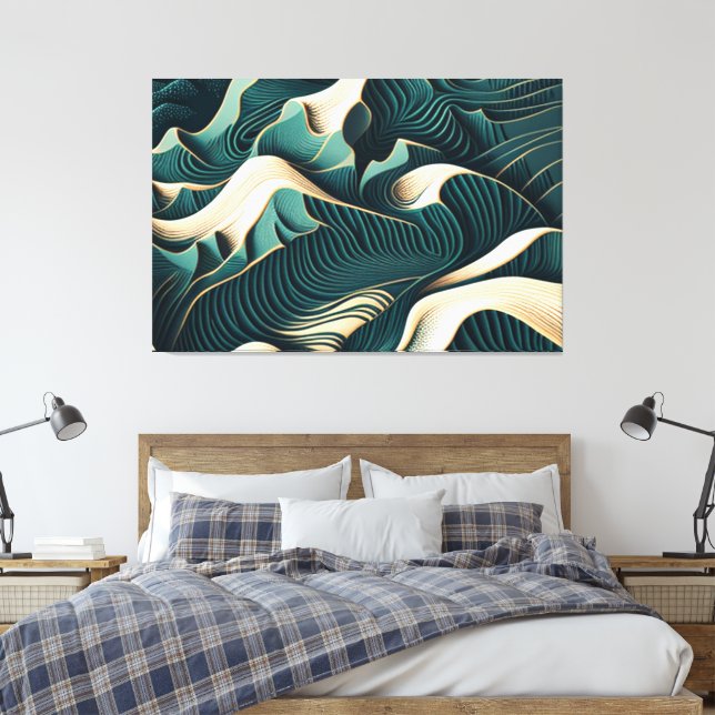 Flowing Harmony Canvastryck (Insitu (sovrum))
