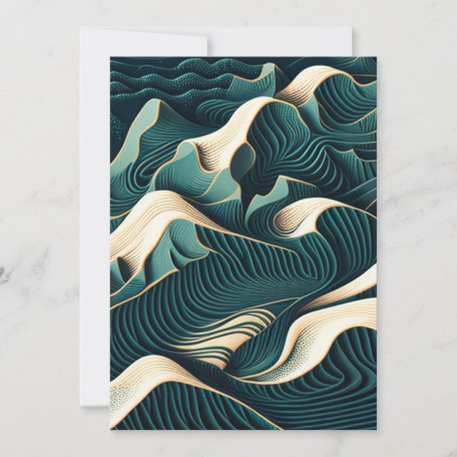 Flowing Harmony Julkort (Framsida)