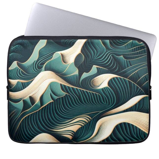 Flowing Harmony Laptop Fodral (Framsidan)