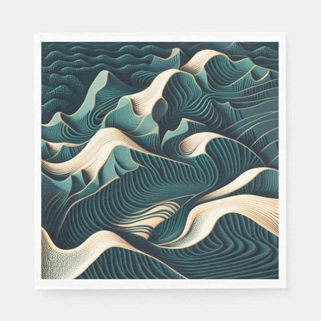 Flowing Harmony Pappersservett (Framsidan)