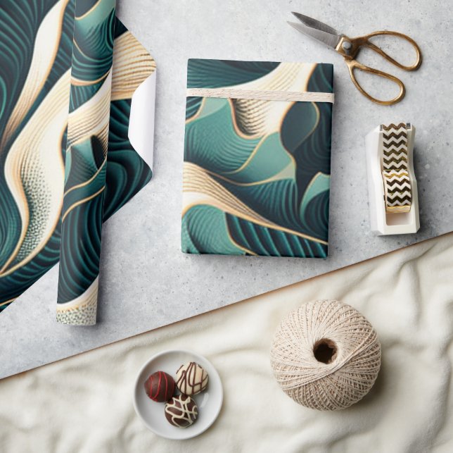 Flowing Harmony Presentpapper (Hantverk)