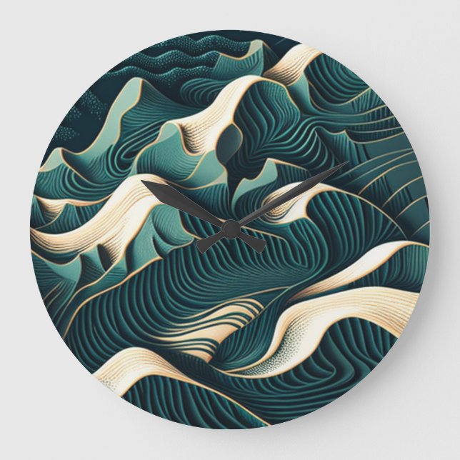 Flowing Harmony Stor Klocka (Framsida)