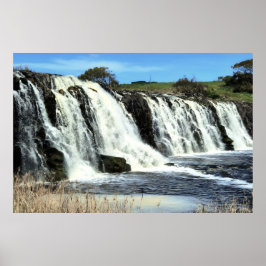Flowing Waters of Hopkins Falls Poster