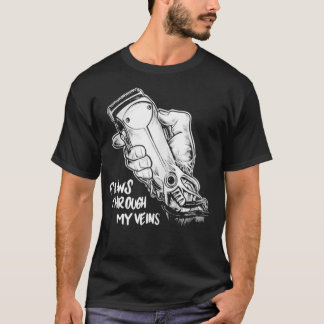 Flows Through My Veins Hair Cutting Barber s For T Shirt