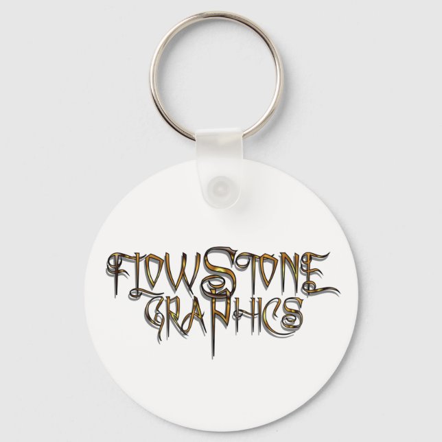Flowstone Graphics logotyp Nyckelring (Framsida)