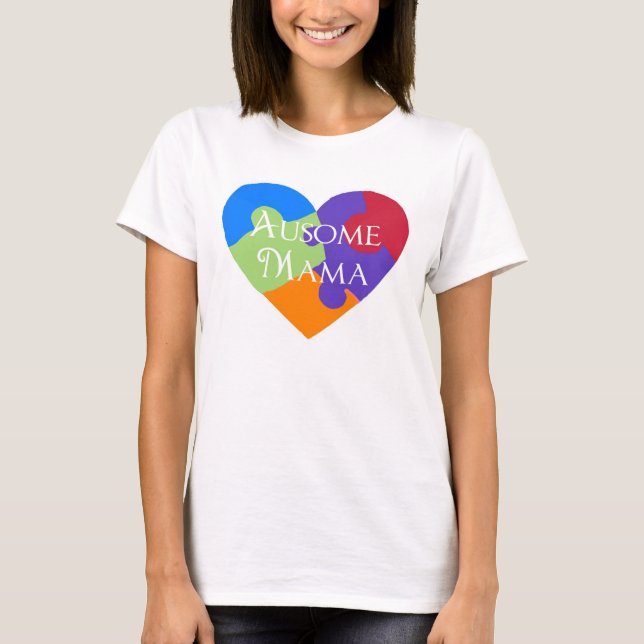 Flowy Ausome Mamma Shirt Tee (Framsida)