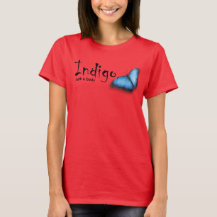 Flowy indigoblåttT-tröja Tee