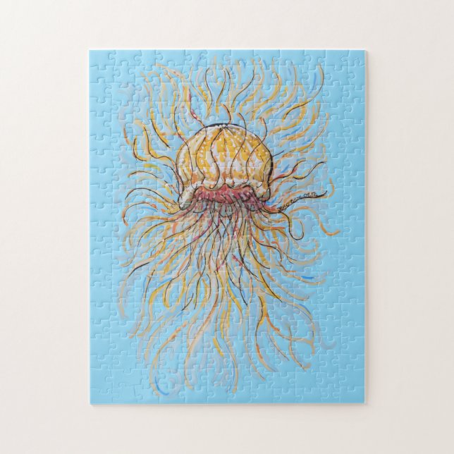Flowy Jellyfish Pussel (Vertikal)