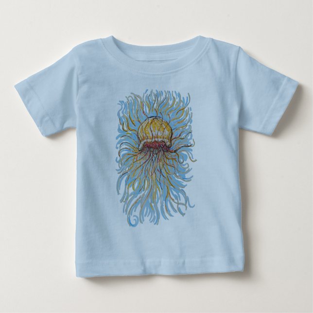 Flowy Jellyfish T Shirt (Framsida)