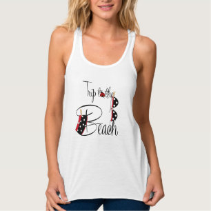 Flowy Racerback-Tanktop Linne Med Racerback