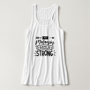 Flowy Racerback-Tanktop Linne Med Racerback