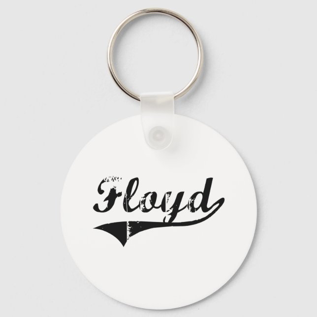 Floyd Classic Stil Namn Nyckelring (Framsida)