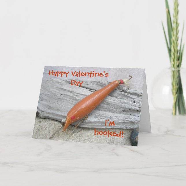 Floyd Roman Lure Valentine's Day Card Helgkort (Framsida)
