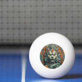 Flu Lion of Wisdom  Ping Pong Boll
