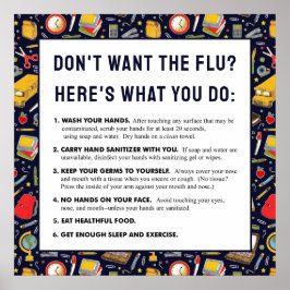 Flu Season Advice Poster
